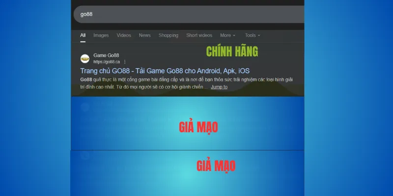 Cách nhận biết Go88 giả