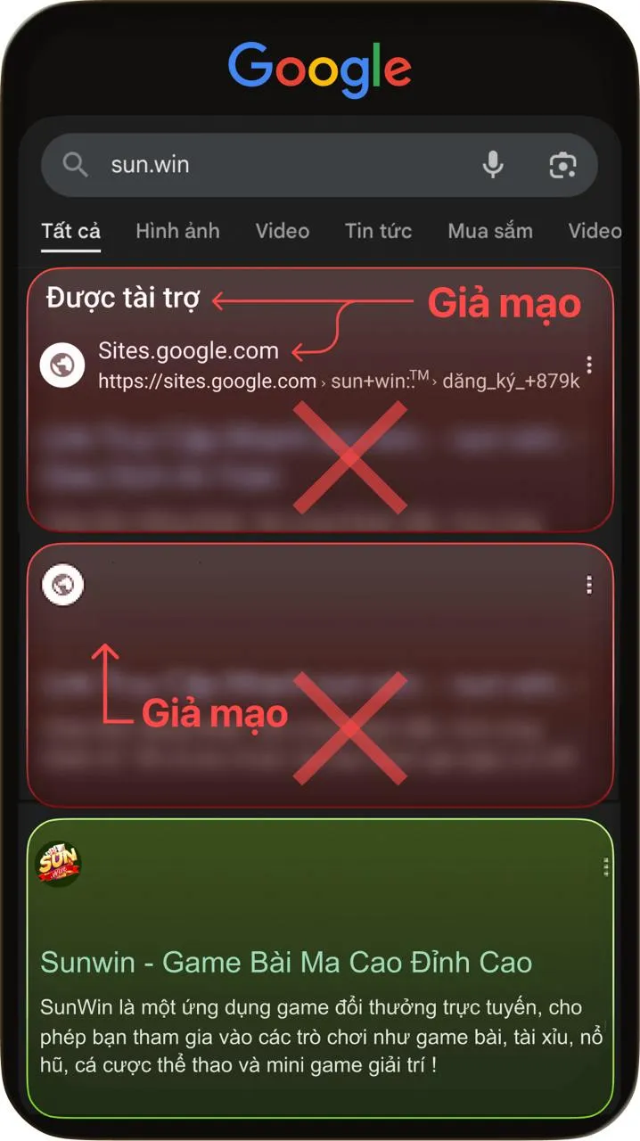 Sun.win – Địa chỉ chính thức duy nhất của Sunwin 2 Sunwin xác nhận tên miền sun.win là hợp pháp